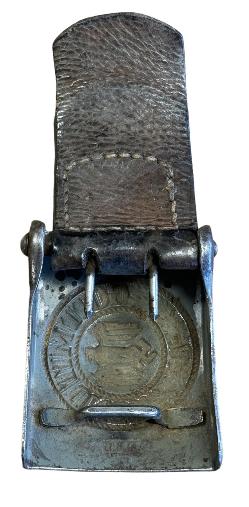 Wehrmacht steel Belt buckle with Tab