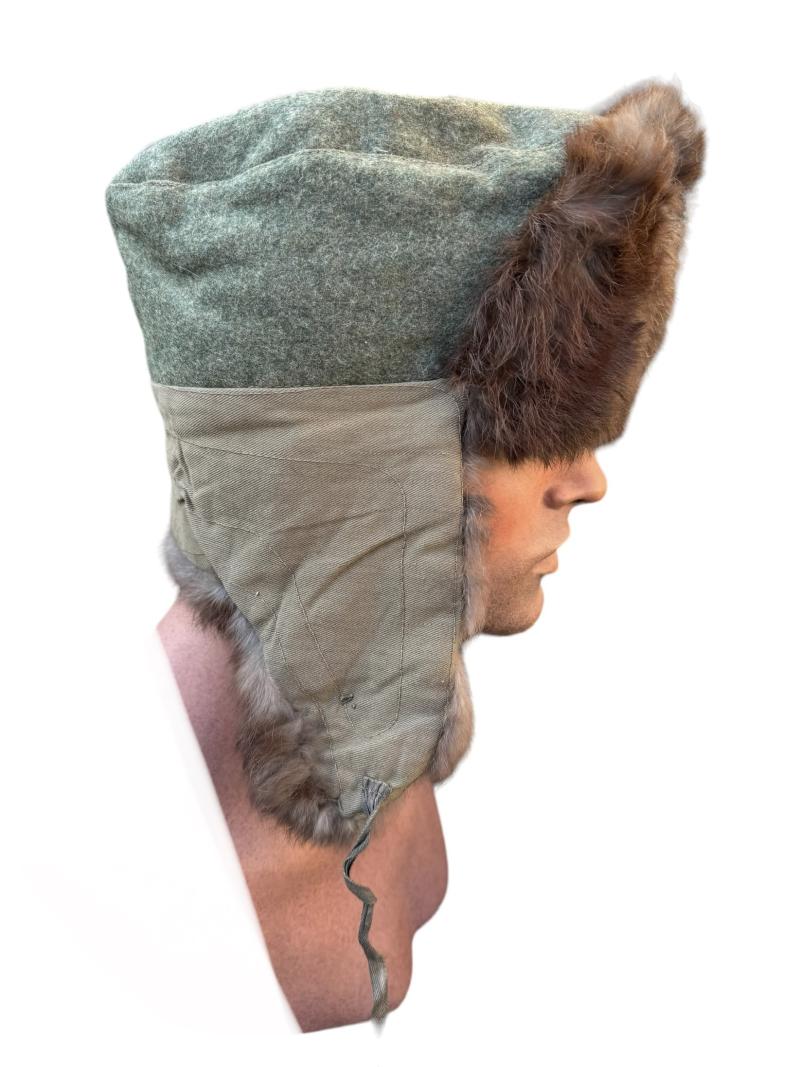 Wehrmacht Rabit Fur Winter Hat