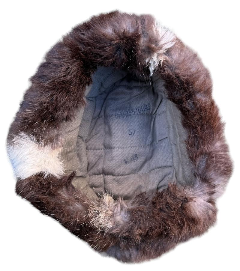 Wehrmacht Rabit Fur Winter Hat