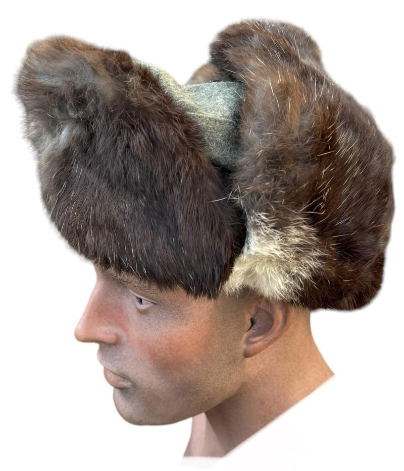 Wehrmacht Rabit Fur Winter Hat