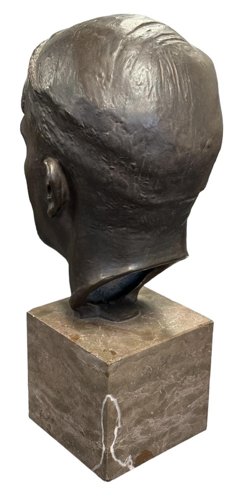 Bronze signed Adolf Hitler Buste