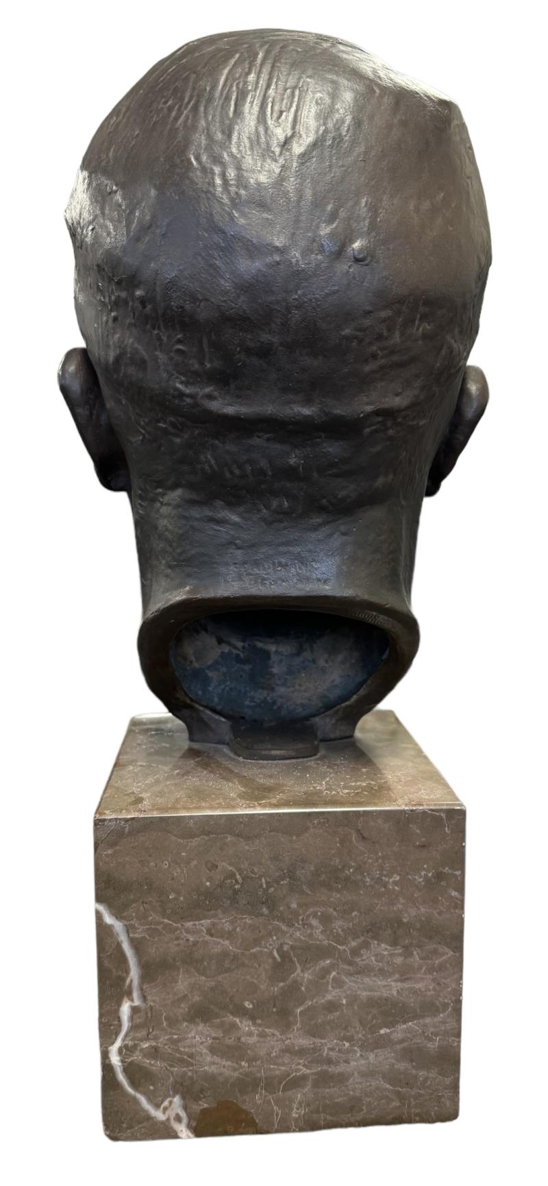 Bronze signed Adolf Hitler Buste