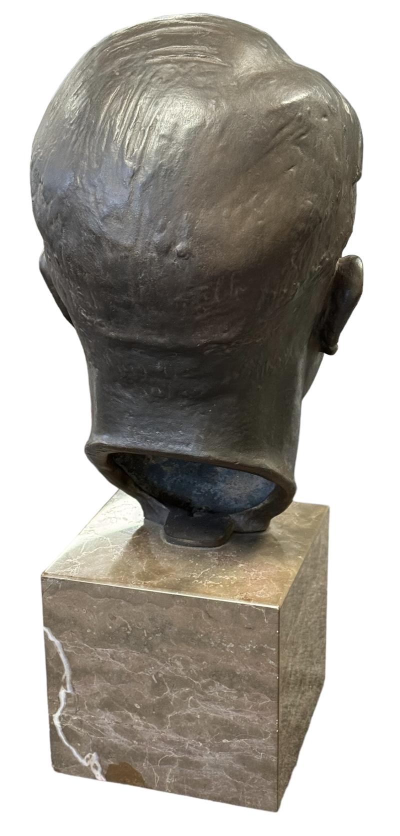 Bronze signed Adolf Hitler Buste