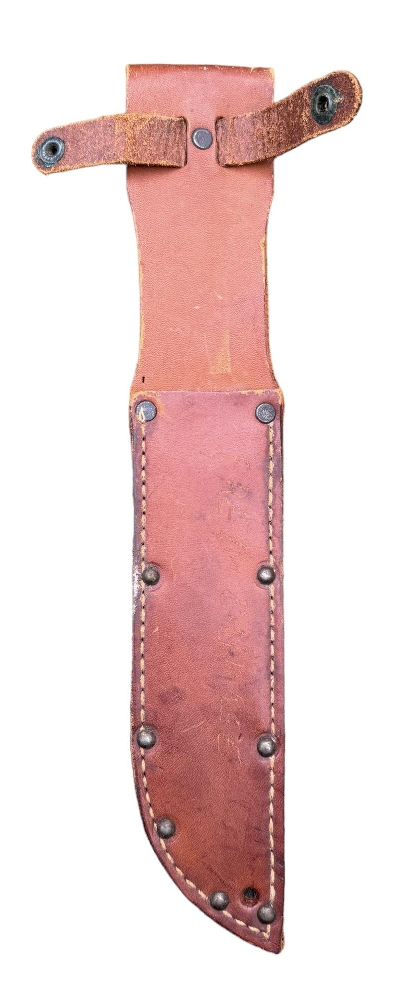 US WW2 Leather Ka-Bar Scabbard