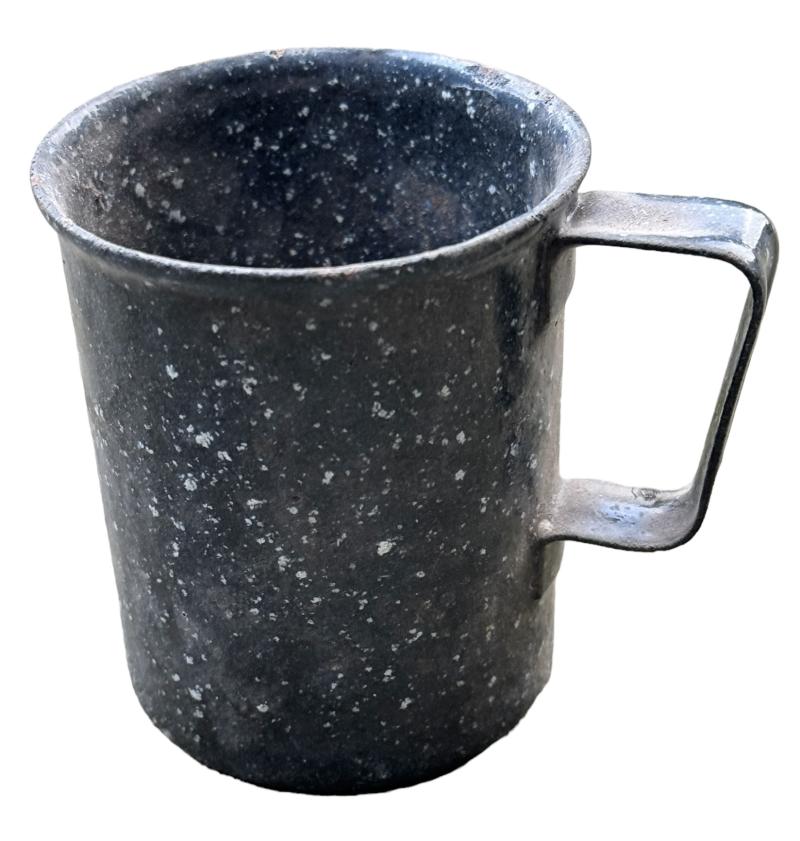 Enameled Drinking Cup made from Wehrmacht grenade shell