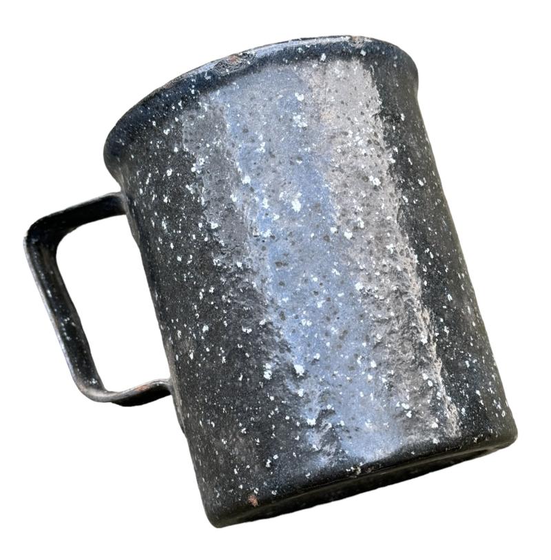 Enameled Drinking Cup made from Wehrmacht grenade shell