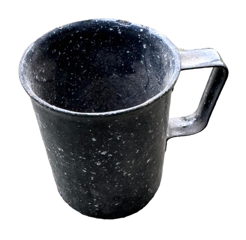 Enameled Drinking Cup made from Wehrmacht grenade shell