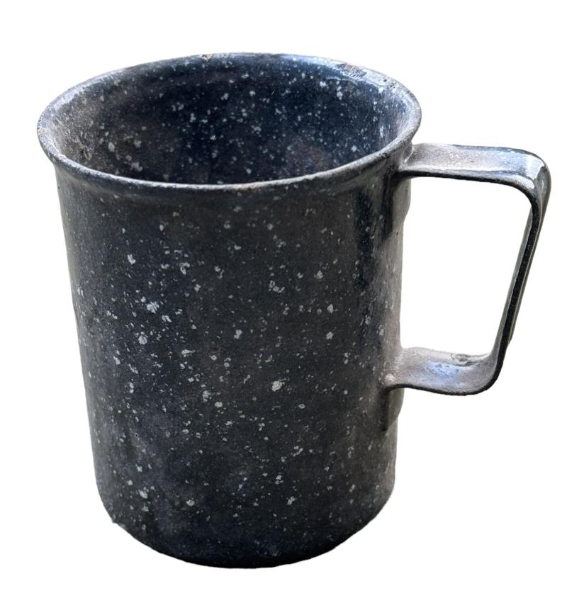 Enameled Drinking Cup made from Wehrmacht grenade shell