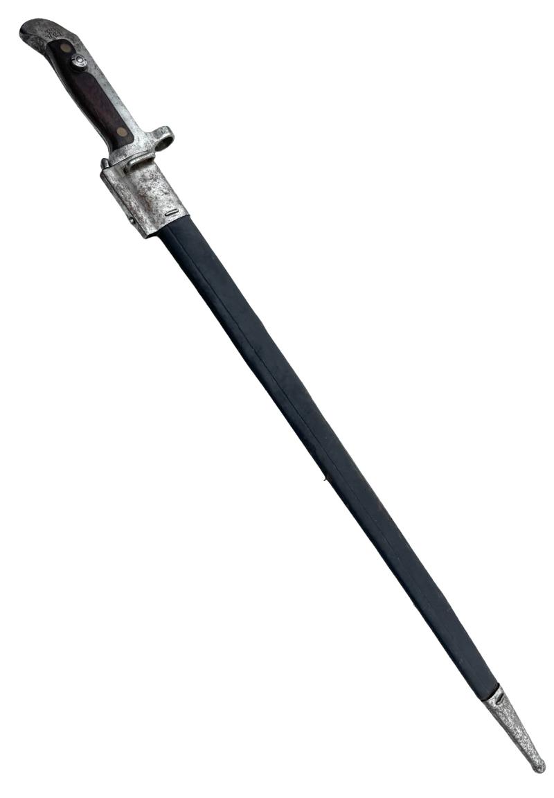 Danish M1915 Bayonet for the M1889 Krag-Jorgensen rifle and carbine.