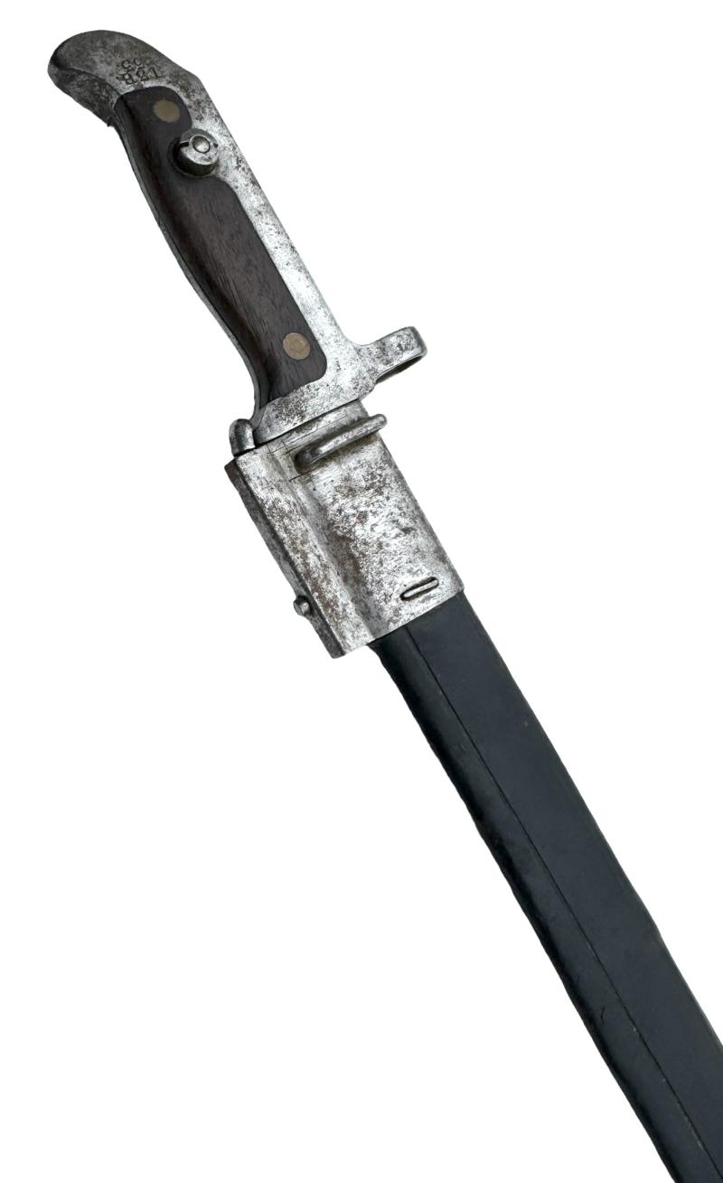 Danish M1915 Bayonet for the M1889 Krag-Jorgensen rifle and carbine.