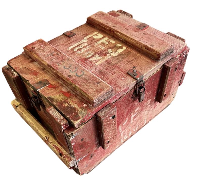 British WW2 wooden Explosives Chest