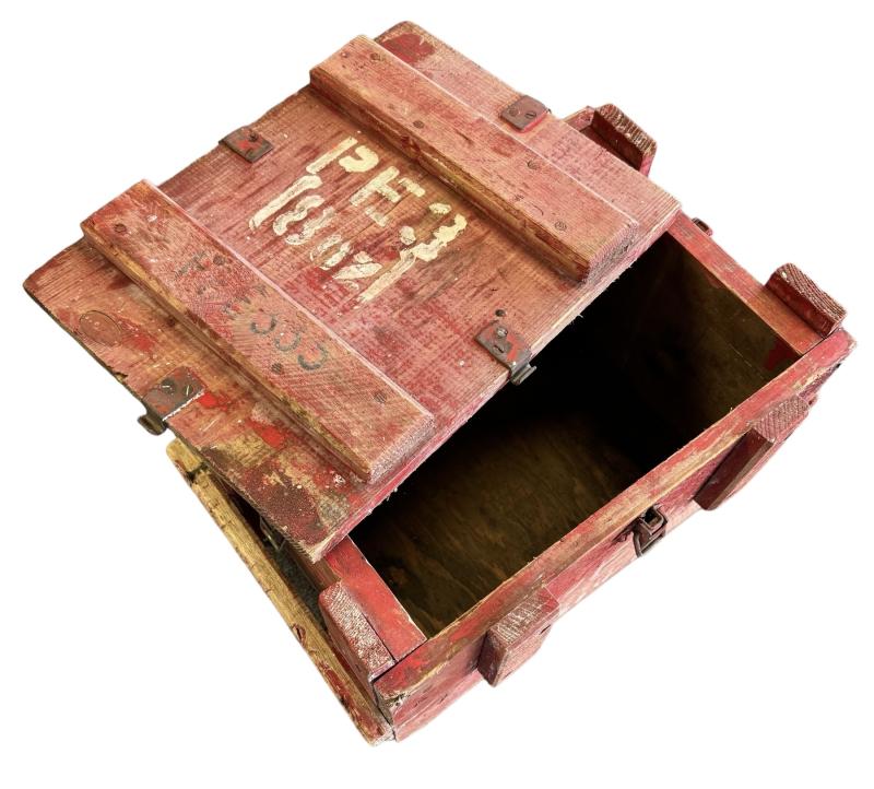 British WW2 wooden Explosives Chest