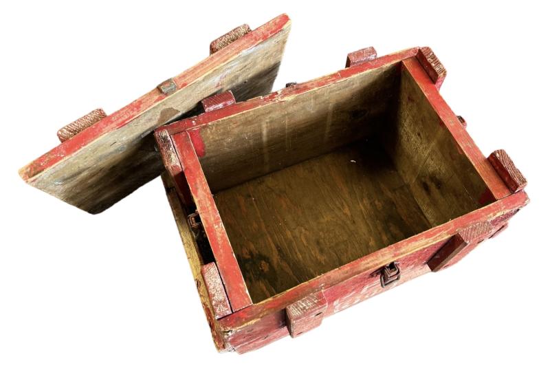 British WW2 wooden Explosives Chest