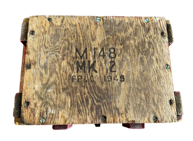 British WW2 wooden Explosives Chest