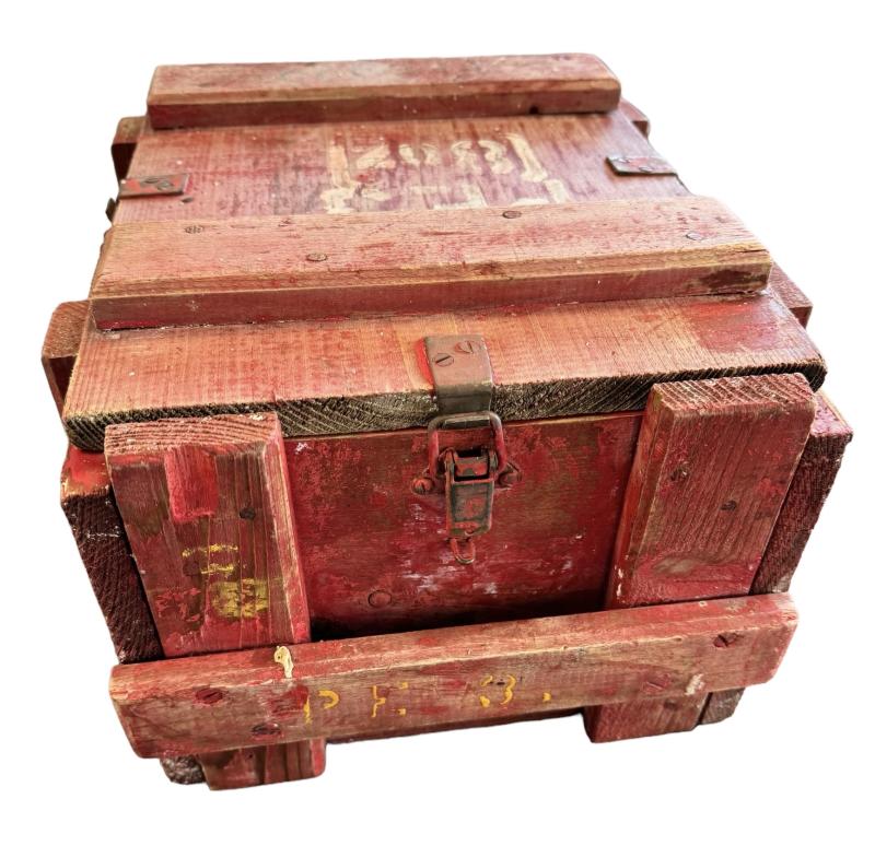 British WW2 wooden Explosives Chest