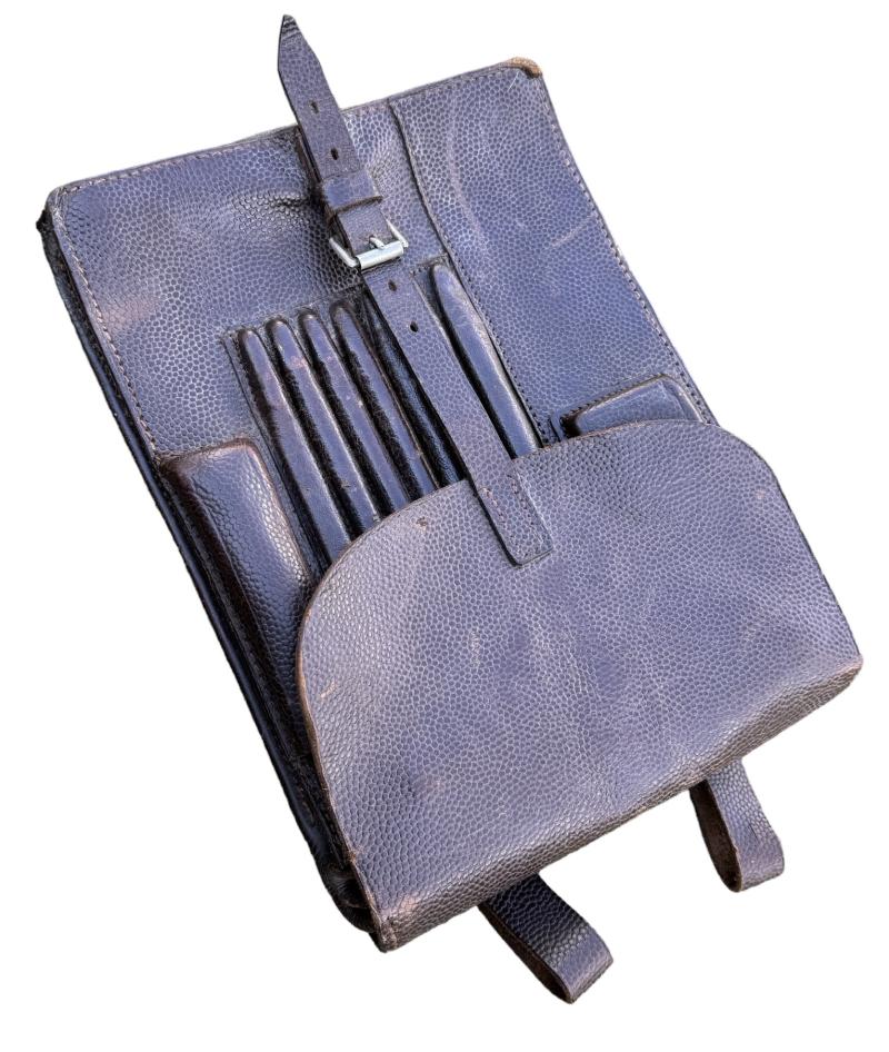 Wehrmacht/Luftwaffe/Wehrmacht Brown leather Mapcase