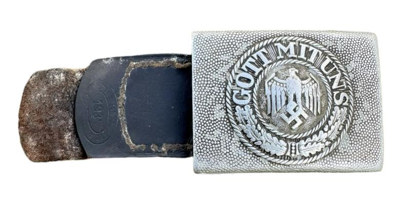 Wehrmacht Combat Belt with aluminum Buckle