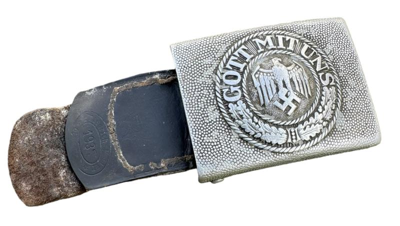 Wehrmacht Combat Belt with aluminum Buckle