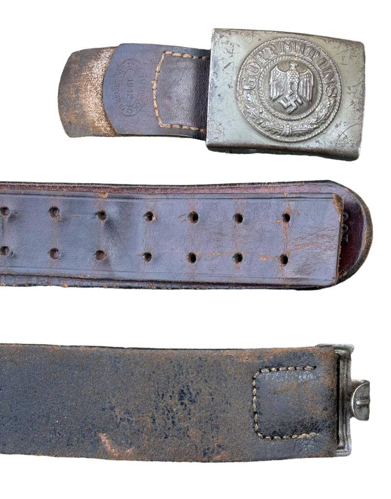 Wehrmacht Combat Belt with steel Buckle