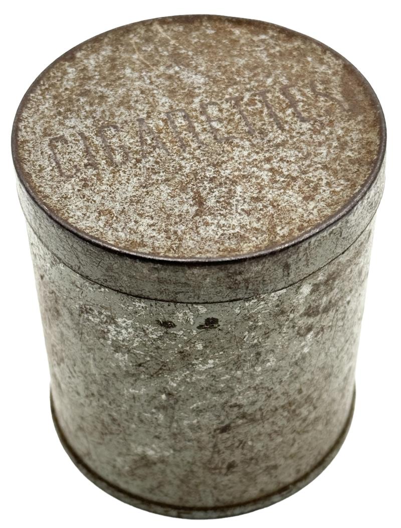 British WW2 metal Cigarette ration Can