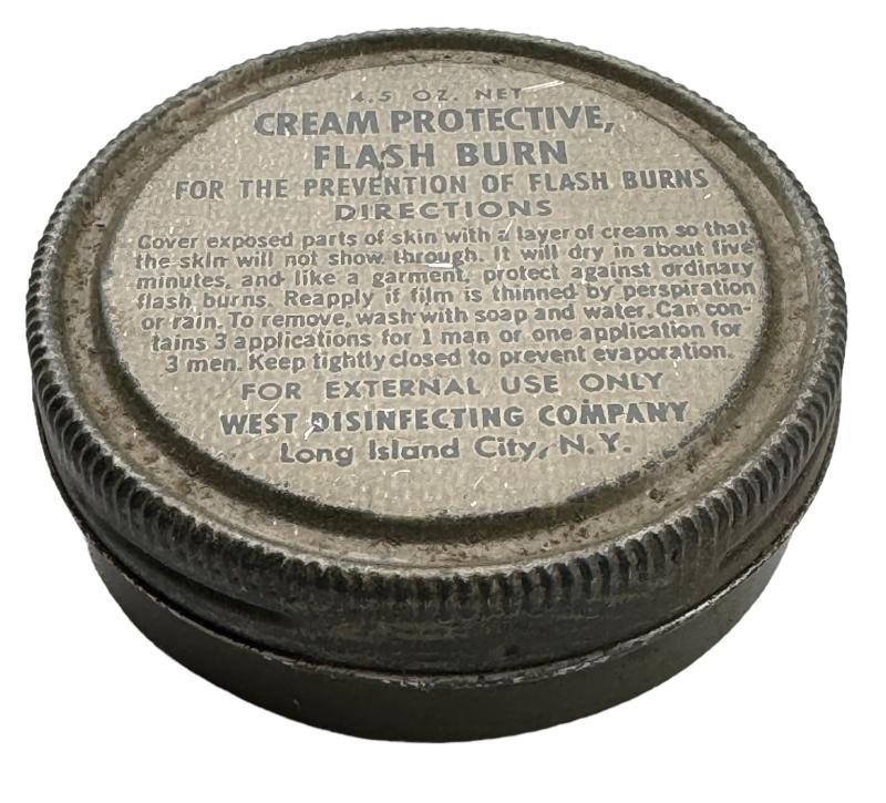 US WW2 Flash-Burn Cream
