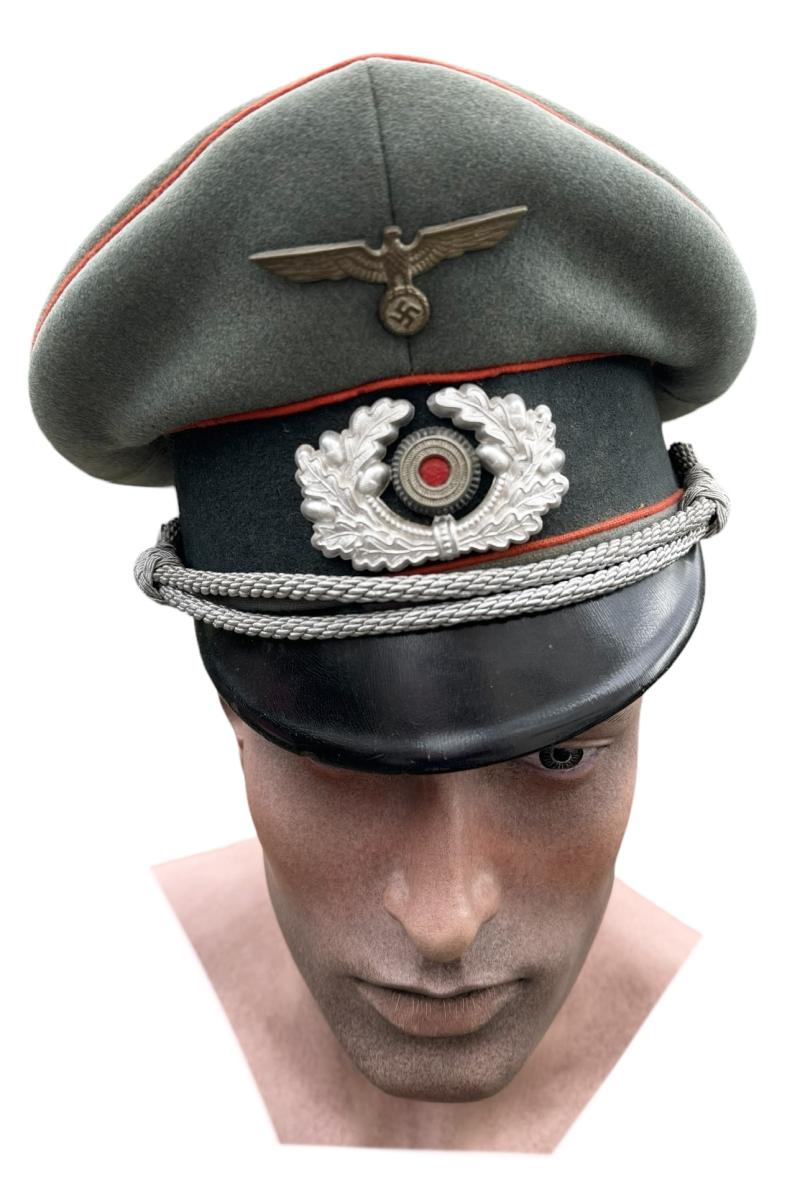 Wehrmacht Artillery Officers Visor Cap