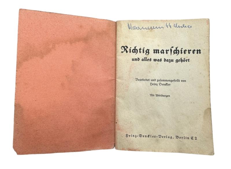 IMCS Militaria Wehrmacht/SA Marching Instructions booklet