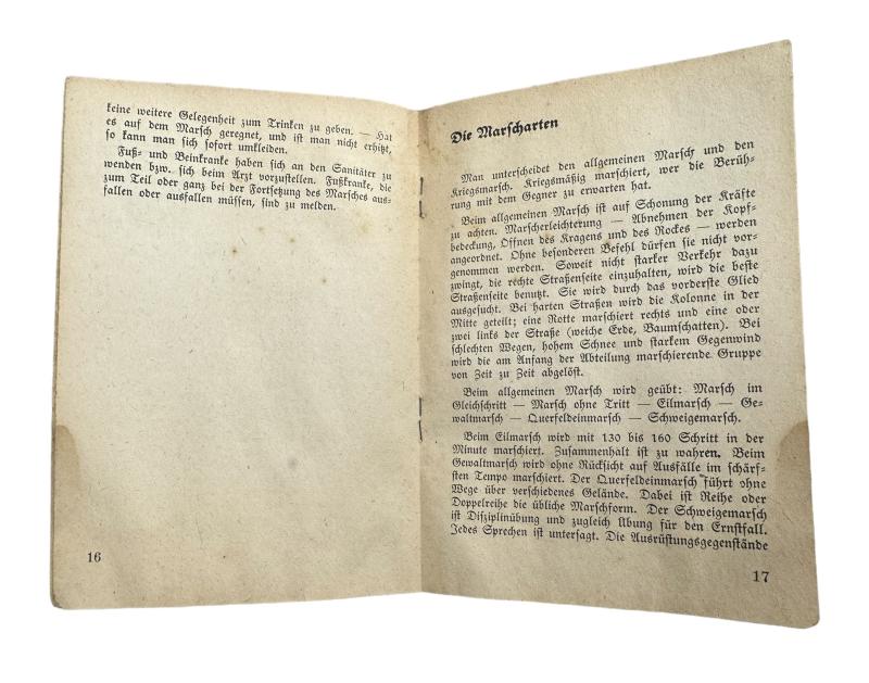 IMCS Militaria Wehrmacht/SA Marching Instructions booklet