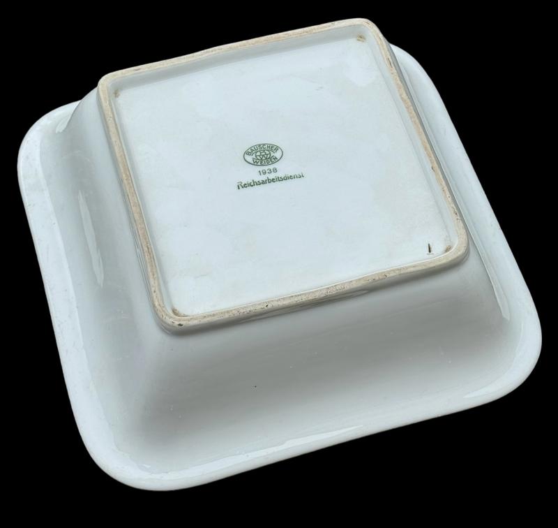 Reichs Arbeidsdienst Porcelain Messhall Salad Bowl