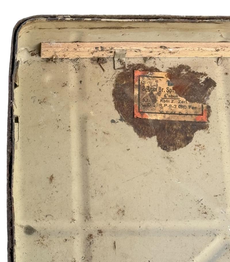 Barnfound Luftwaffe 3,7cm Flak Grenade Case