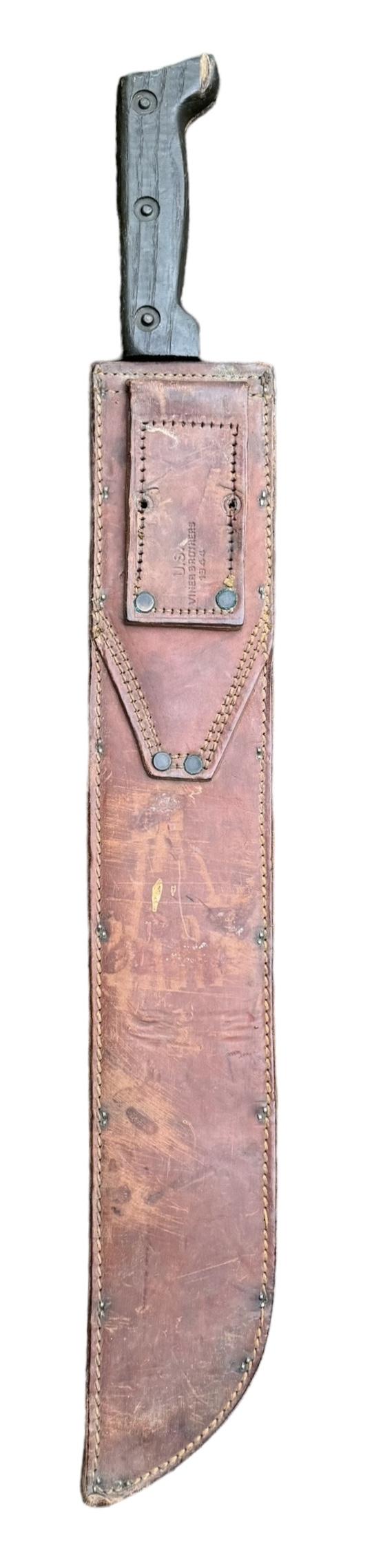 IMCS Militaria | US WW2 Machete in leather Scabbard