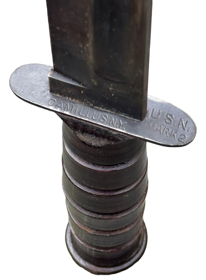 US WW2 Navy MK2 Ka-Bar Combat Knife