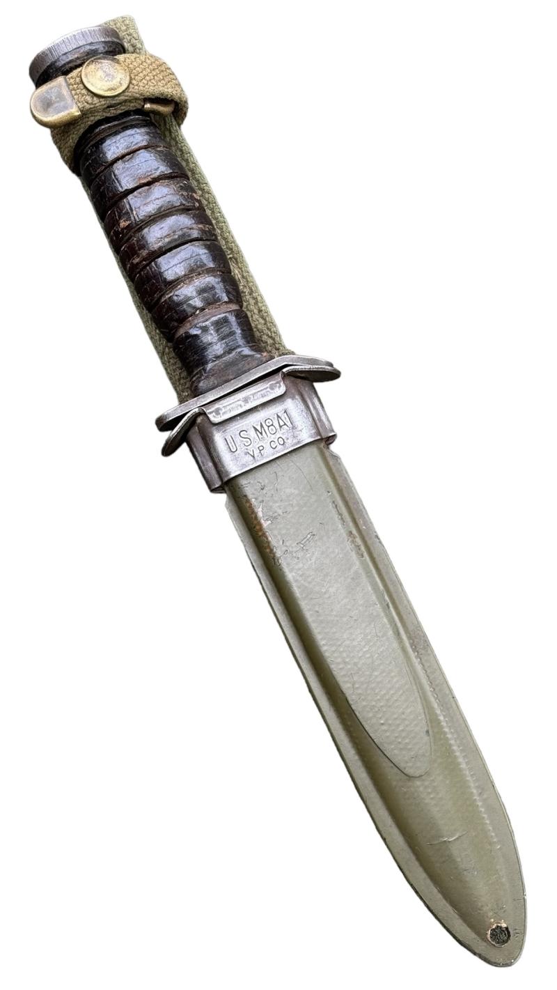 IMCS Militaria | US WW2 M3 Combat Knife in US WW2 M8 Scabbard