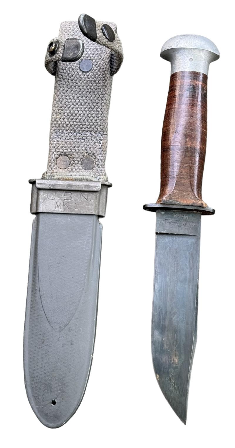 ベトナム戦争 US NAVY Mark1ナイフ US WW2 Pal RH-35 USN Navy MK1 Fighting Knife w/ Sheath | eBay