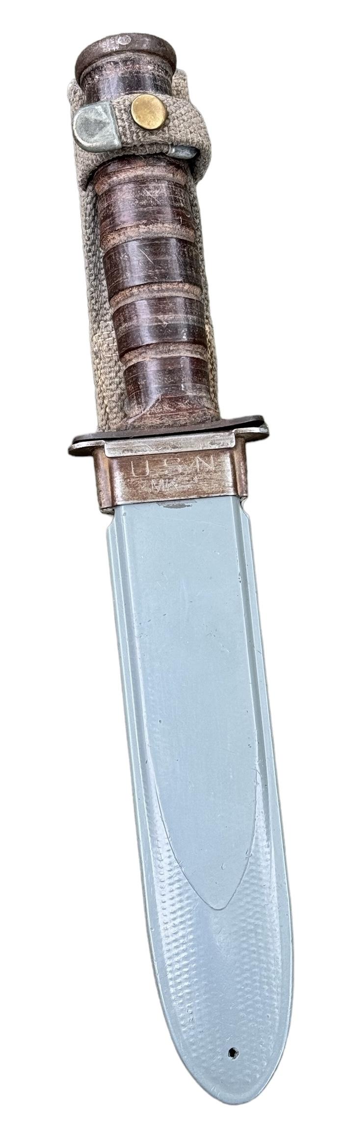 US WW2 Navy MK2 Ka-Bar Combat Knife