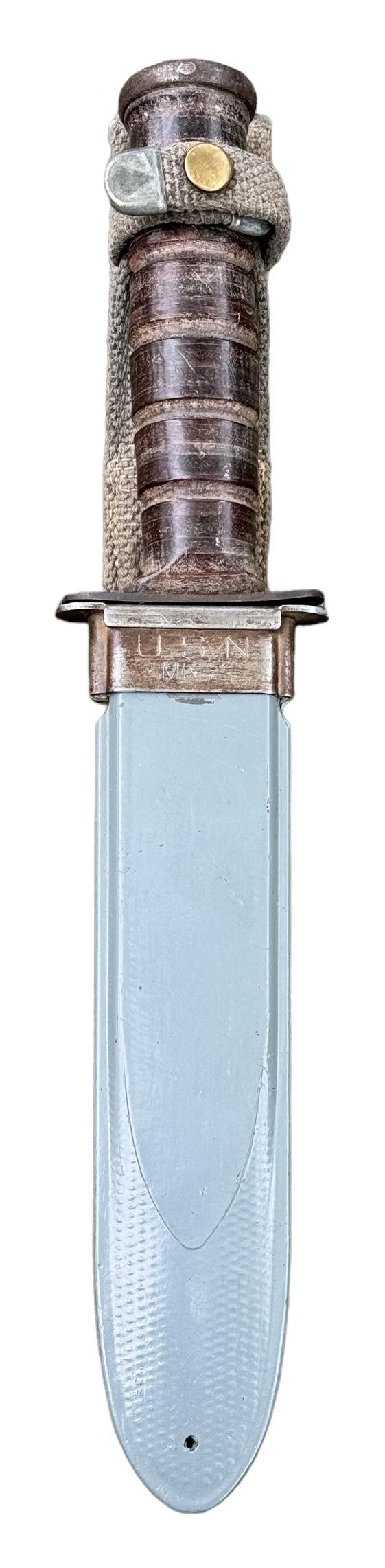 US WW2 Navy MK2 Ka-Bar Combat Knife