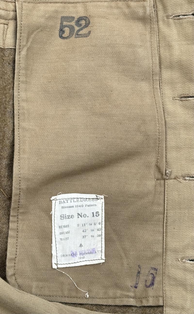 British WW2 40 Pattern Battle Dress