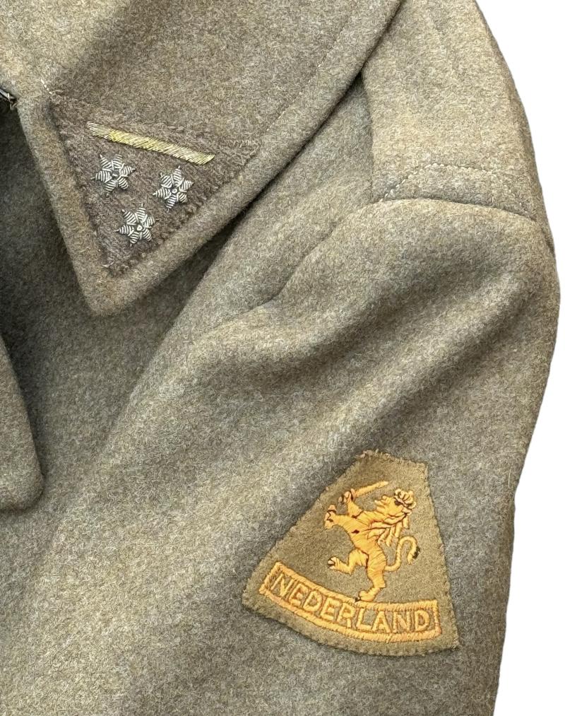 British WW2 Officers Greatcoat used by a Dutch Colonel