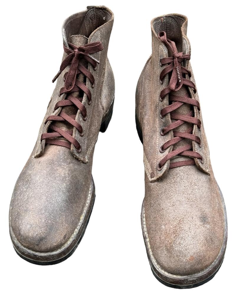 US WW2 Rough-Out Low Boots