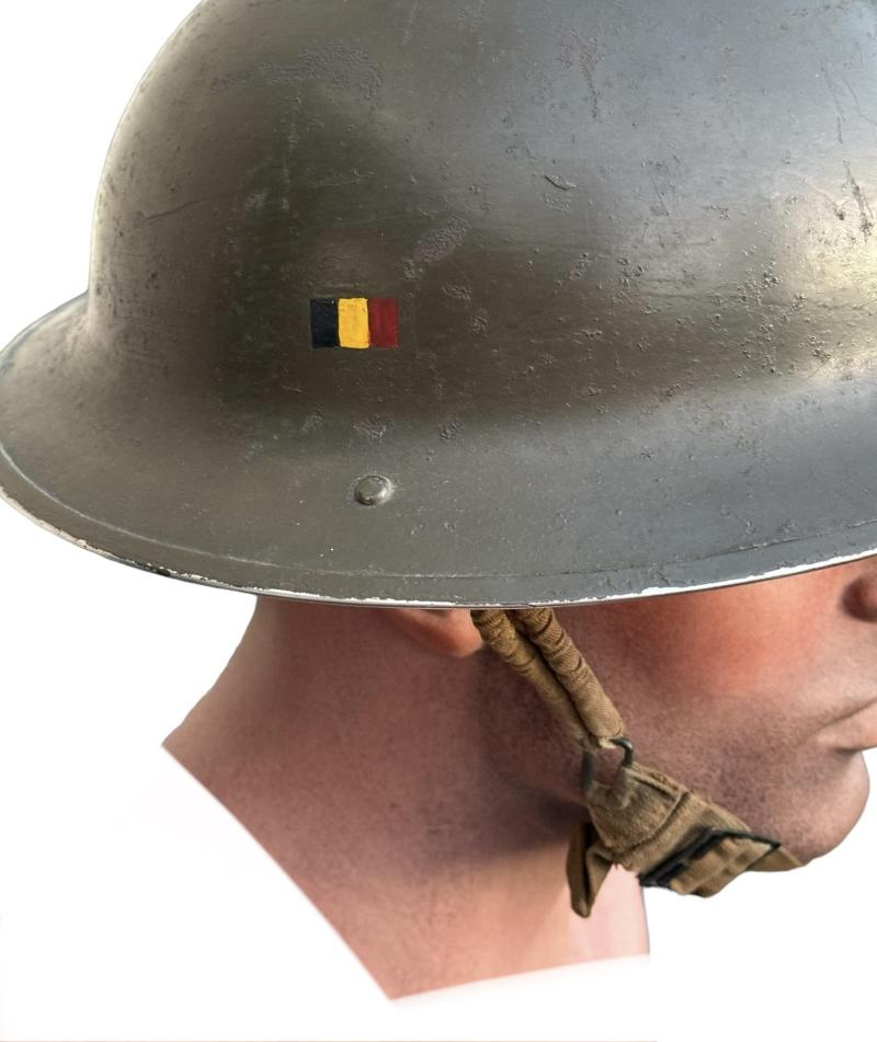 Black Friday Sale Belgium WW2 Brodie Helmet Brigade Piron was 550