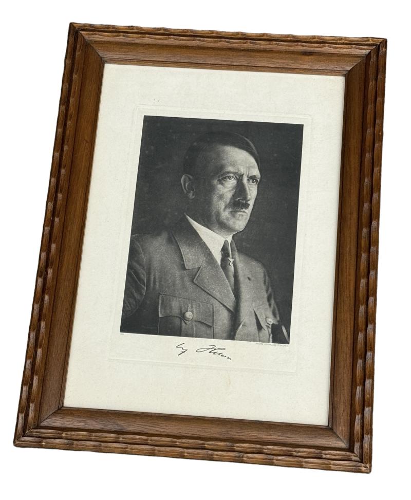 Adolf Hitler Portrait Photograph by Heinrich Hoffmann