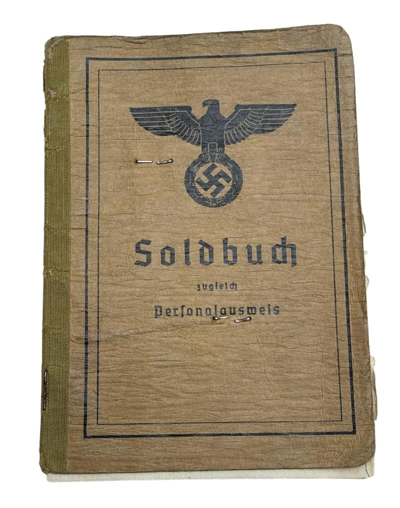 Soldbuch Unteroffizier Hermann Kräusse (Butcher)