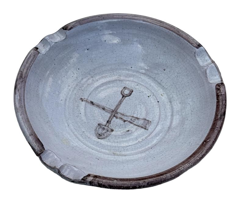 Luftwaffe Bau Battalion Chrismas Present Ashtray