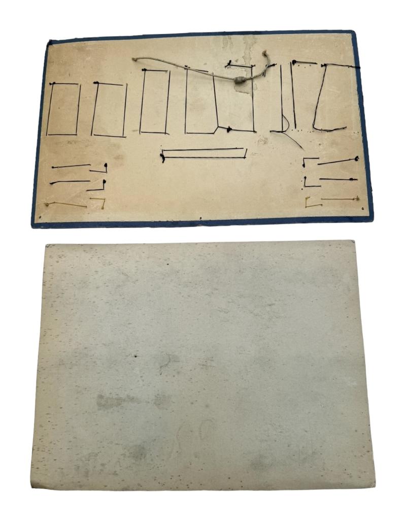 Third Reich Factory sample cards with Shoulderboards