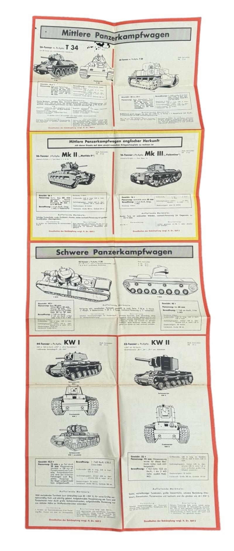 Wehrmacht Panzer-Erkennungstafel 2