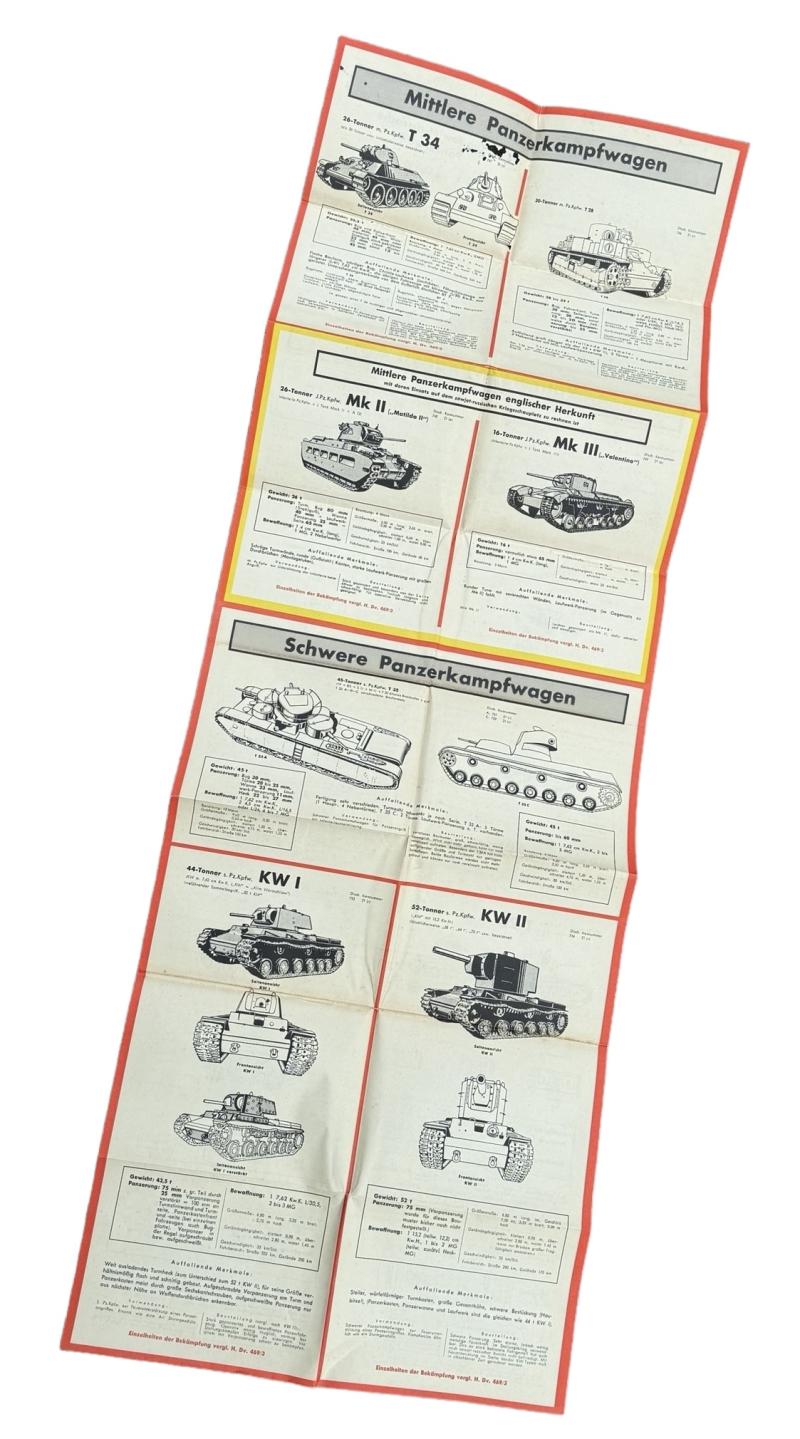 Wehrmacht Panzer-Erkennungstafel 2
