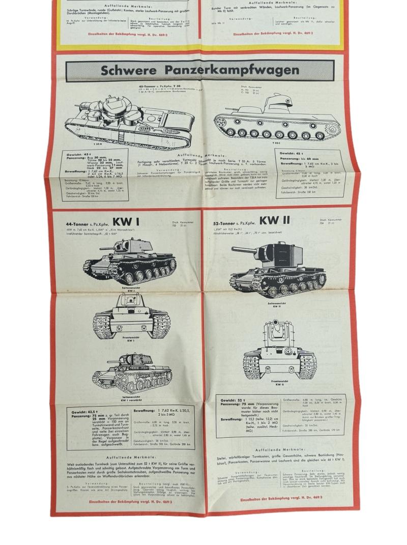 Wehrmacht Panzer-Erkennungstafel 2