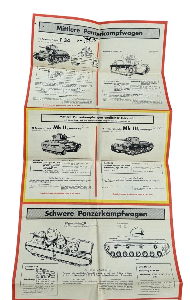 Wehrmacht Panzer-Erkennungstafel 2