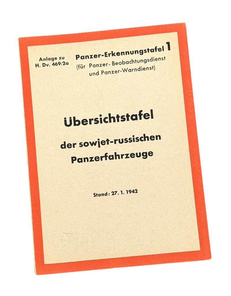 Wehrmacht Panzer-Erkennungstafel 1