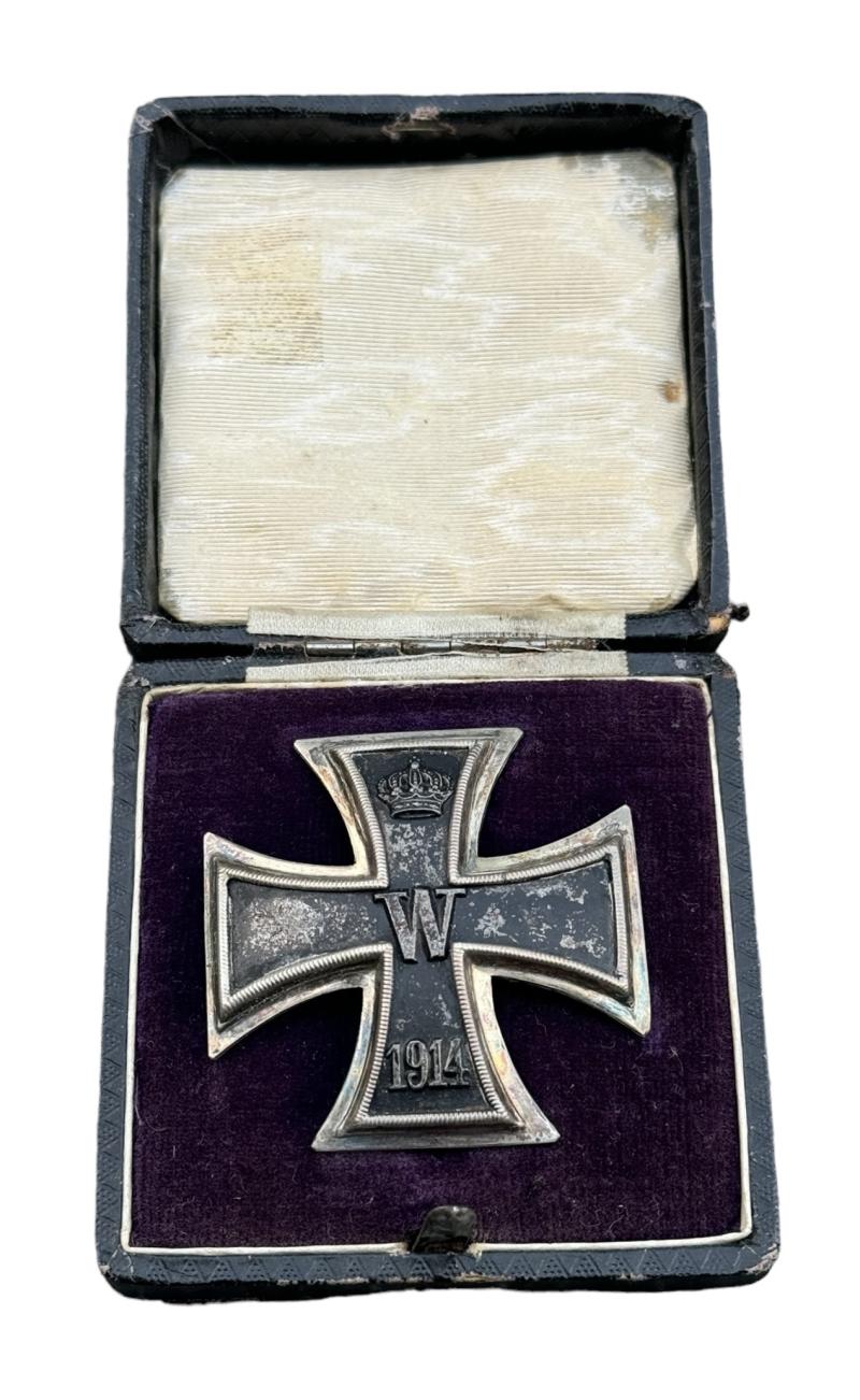 Iron Cross First Class 1914 in Case